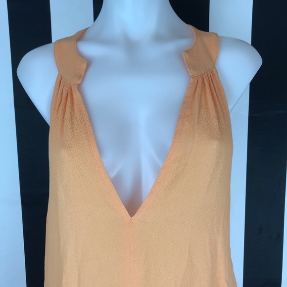 Beautiful Flynn Skye Orange Plunge Neckline Maxi Dress with pockets!✨🍊 - Picture 4 of 6